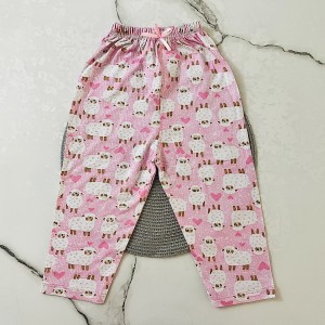 شلوار ببعی صورتی kids