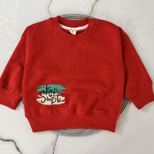 بلوز دورس ساده قرمز مهتاب کوچولو kids