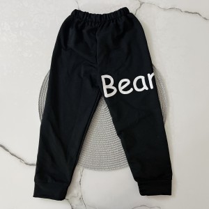 شلوار دورس مشکی خرس kids
