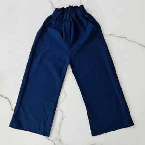 شلوار بگ کمر کش دار سرمه ای kids