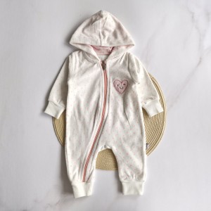 سرهمی مخمل کلاه دار قلب شیری وچیون