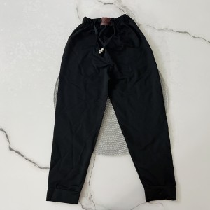 شلوار دورس مشکی بنددار ساده kids