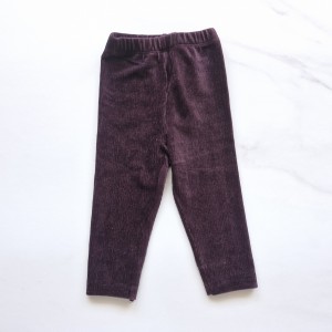 شلوار مخمل کبریتی امیر کوچولو بادمجونی