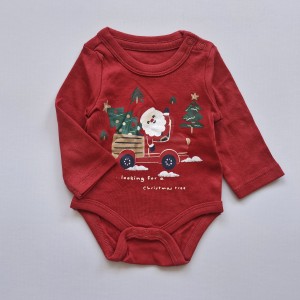 بادی آستین بلند بابانوئل قرمز SoCute