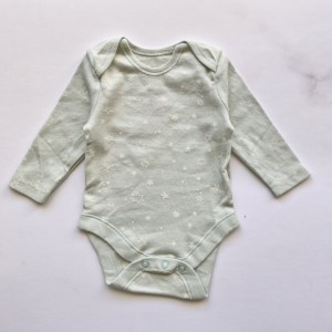 بادی آستین بلند ستاره سبزآبی