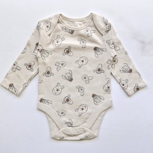 بادی آستین بلند تمام چاپ پو و دوستان