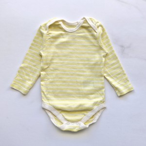 بادی آستین بلند زرد راه راه لوپیلو