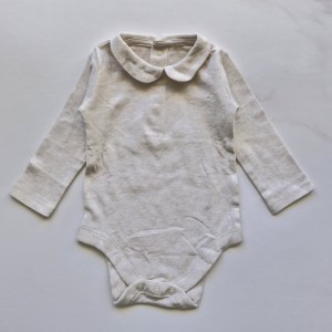 بادی آستین بلند یقه ب ب کرم