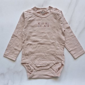 بادی آستین بلند صورتی Topomini