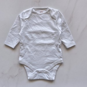 بادی آستین بلند یقه فرشته سفید