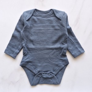 بادی آستین بلند یقه فرشته آبی تیره Primark