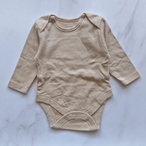 بادی آستین بلند یقه فرشته نسکافه ای