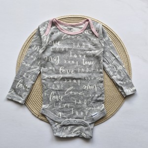 بادی آستین بلند لاو طوسی