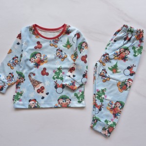 بلوز شلوار راحتی میکی موس کریسمس SED