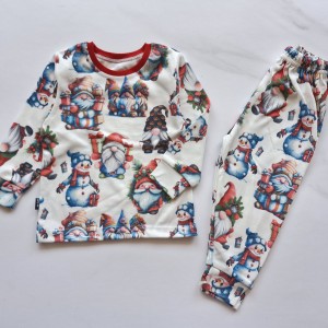 بلوز شلوار راحتی بابانوئل و آدم برفی SED