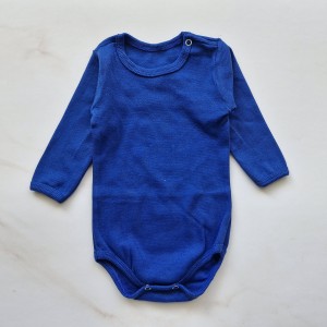 بادی آستین بلند کبریتی آبی نفتی باربارا