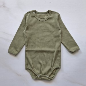 بادی آستین بلند کبریتی سبز باربارا