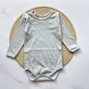 بادی آستین بلند کبریتی طوسی روشن باربارا