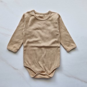 بادی آستین بلند کبریتی کرمی باربارا