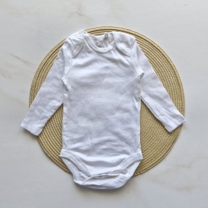 بادی آستین بلند یقه فرشته سفید لوپیلو