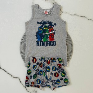 ست رکابی و شورت نینجا kids