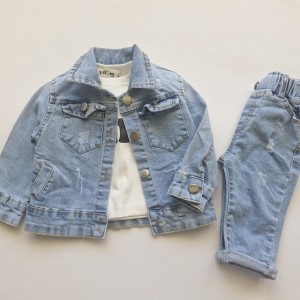 ست سه تکه جین مجلسی پسرانه لیلیوم