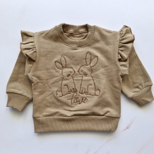 بلوز دورس قهوه ای  خرگوش