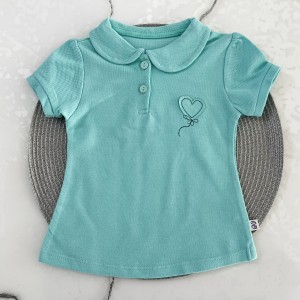 تیشرت جودون قلب سبزآبی وچیون kids