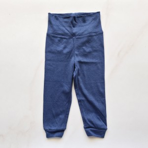 شلوار کمردار سرمه ای لوپیلو