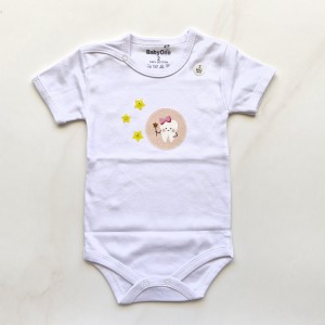 بادی آستین کوتاه دندونی دخترانه ستاره