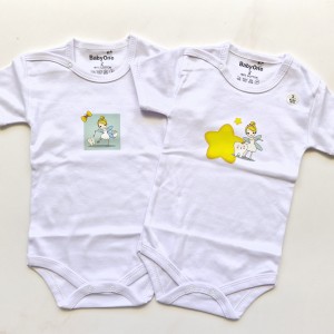 بادی آستین کوتاه دندونی دخترانه فرشته