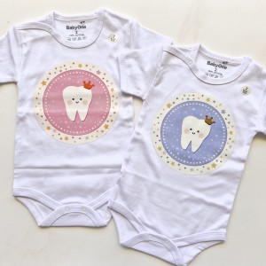 بادی آستین کوتاه دندونی تاجدار