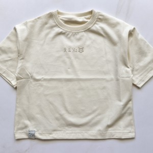 تیشرت بیسیک قواره آزاد شیری امیرکوچولو