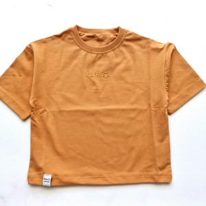 تیشرت بیسیک قواره آزاد نارنجی امیرکوچولو