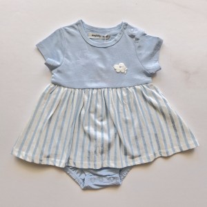 بادی مجلسی دامن دار sinsay طرح گل آبی