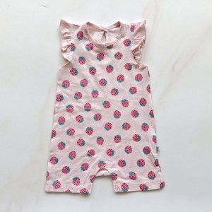 رامپر تمام چاپ توت فرنگی صورتی وچیون