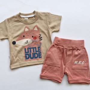 تیشرت و شلوارک روباه مهتاب کوچولو