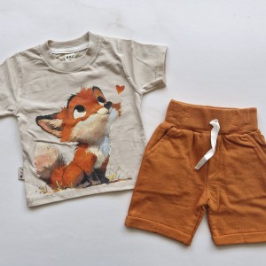 تیشرت و شلوارک نی نی روباه مهتاب کوچولو