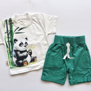 تیشرت و شلوارک پاندا مهتاب کوچولو
