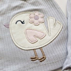 تاپ و شلوارک جوجه طوسی وچیون