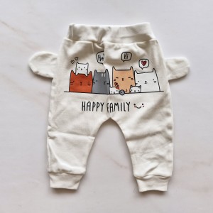 شلوار خانواده خوشحال شیری چیاکو