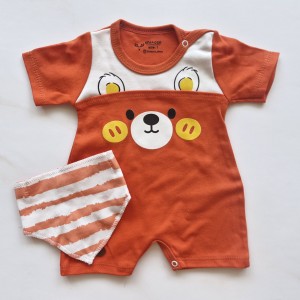 رامپر و دستمال گردن خرس نارنجی چیاکو