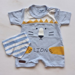 رامپر و دستمال گردن شیر آبی چیاکو