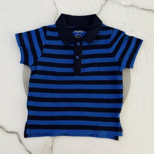 تیشرت آستین کوتاه ‌‌جودون راه راه آبی لوپیلو kids