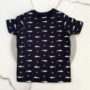 تیشرت آستین کوتاه ‌‌تمام چاپ کوسه لوپیلو kids