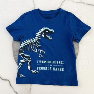 تیشرت آستین کوتاه دایناسور آبی لوپیلو kids