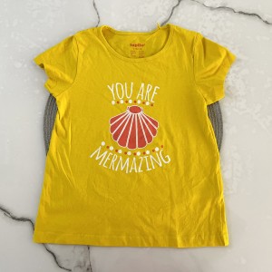 تیشرت آستین کوتاه صدف زرد لوپیلو kids