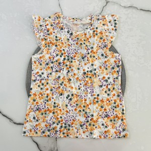 تیشرت آستین چیندار گل گلی لوپیلو kids