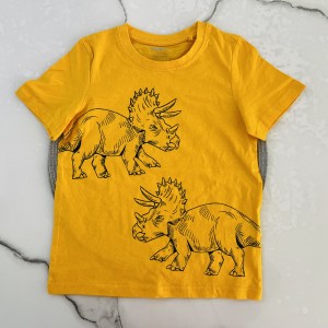 تیشرت آستین کوتاه تی دایناسور پرتقالی لوپیلو kids