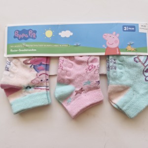 پک 3 عددی جوراب استپ دار peppa pig